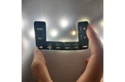 China Silicone Rubber Keypad With Backlight Customized Logo supplier