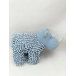Custom Soft Stuffed Emulation Animal Cute Blue Hippopotamus Plush Toys For Child