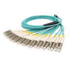 MPO 100G QSFP OM3 OM4 Multimode Fiber Optic Trunk Cable LSZH Fiber Optic Patch Cord for sale