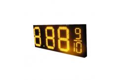 China WATERPROOF RF CONTROLLER LED GAS PRICE SIGN WITH IRON / ALUMINUM CABINET supplier