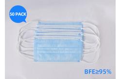 China Adjustable Surgical Disposable Face Mask Non Woven Earloop Protective Mask CE / FDA supplier