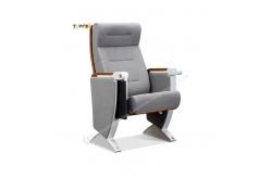 China Padded Foldable Auditorium Chair With Armrests supplier