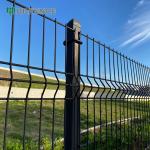 Security Curved Metal Pvc Powder Coated 3d Welded Wire Mesh Fence Panels for sale