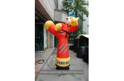 China Inflatable 6m pvc tarapulin red advertising ground balloon with logo new year selling supplier