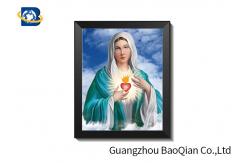 China High Definition Lenticular Flip 3d Printing Picture Christian Holy Virgin Jesus Pattern supplier