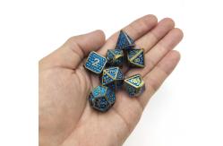 China Practical Mini DND Dice Board game Metal Dice Moisture Proof  Polyhedral supplier