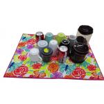 250gsm Kitchen Counter Microfiber Dish Drying Mat For Dishes  Cups Bottles for sale