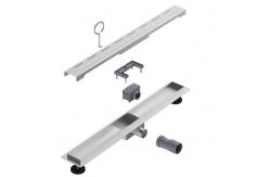China SUS304 Linear Shower Drain 360 Rotation European Style Wet Room Shower Waste supplier