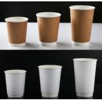 Takeaway Packing Disposable Paper Cups Paper Coffee Cups Custom Printed for sale