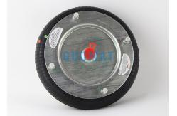 China FS412-10 Contitech Single Convoluted Industrial Flange Air Spring 1/2in Air Inlet supplier