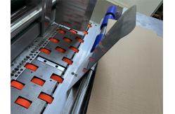 China Pizza Box Automatic Flexo Printer Slotter Die Cutter Folder Gluer Machine Fast Speed supplier