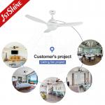 220V 60w Abs Plastic Ceiling Fan Blades With Remote Control  led light