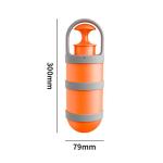 Orange Octopus Poop Scooper With Bag Customized Pooper Scooper Storage