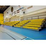 Electrical Retractable Bleacher Seating 850mm Row Depth for Sport hall for sale