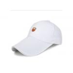 White / Mens Black Canvas Baseball Cap 3D Embroidery Logo Good Flexibility Comfortable for sale