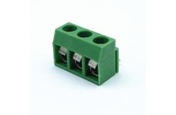 China 5.0mm Pitch 3 Way PCB Screw Terminal Block With PA66 Housing supplier