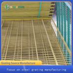 Plastic Dipping Yellow Metal Grill Grate For Chicken House Fencing for sale