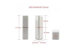 China 5G Plastic Square Lipstick Tube for Cosmetic Container Square Shape supplier