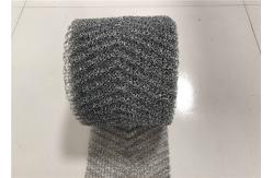 China ODM 38mm Red Copper Wire Mesh , High Strength Compressed Knitted Mesh supplier