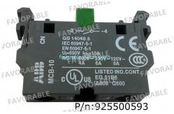 China ABB SWITCH CBK-CB10 Contact Block Especially Suitable For Cutter GT5250  925500593 supplier