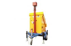China OEM Solar Panel Mobile Solar Trailer With 6m 7m Manual Telescopic Mast supplier