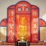 1.8M High Bronze Sitting Buddha Statue Gold Leaf Bronze Buddha Figurine for sale