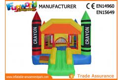 China 0.55mm PVC Tarpaulin Inflatable Combo With Slides For Kids SGS TUV supplier