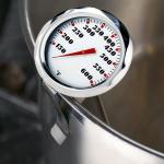 Flower Shaped Kitchen Dial Thermometer , Fast Read Thermometer 100 To 400℉