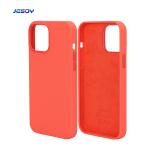Custom Real Silicone Mobile Phone Case Soft Skin Friendly Pink For IPhone for sale