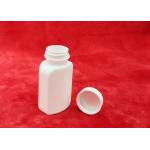 Flat 40ml Square Plastic Bottle For Medicine Full Set PP Cap Aluminium Liner for sale