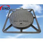 Ductile Iron Manhole Cover 600*600 Mm Sizes Class C250 Cover for sale