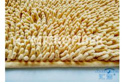 China Buff Livingroom / Bathroom Microfiber Mat 16 x 24 1200GSM 2cm Length supplier