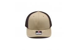 China Adjustable Size Blank Contrast 6 Panel Trucker Cap Cotton Sweatband supplier