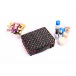 Polyester Travel Cosmetic Portable Makeup Bag , Brush Pouch Toiletry Kit Cute Women Carrying Case for sale