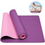 TPE New Non Slip Rubber 4mm Printing  Thick Non Slip Exercise Mat Sweat Resistant for sale