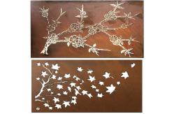 China Polished Corten Perforated Panels Decoration Custom Thickness supplier