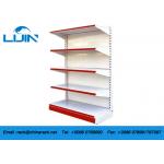 Double / Single Sided Convenience Store Shelving , Metal Grocery Display Racks