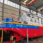 Non Self Propelled Anchor Boat With 1.3m Draft And 60t Displacement In Hull Size 12×5.5×1.8m for sale