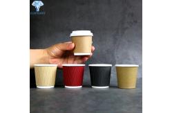 China 12oz 16oz 20oz Recyclable Paper Cups For Hot Drinks Offset Printing supplier