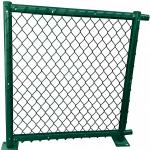 2M Waterproof Iron Metal Wire Mesh Fence Woven Chain Link Fence