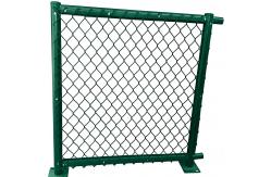 China 2M Waterproof Iron Metal Wire Mesh Fence Woven Chain Link Fence supplier