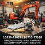 1G730-73032 1G730-73030 Precision Machined Water Pump for Kubota V2003 V2203 V2403 Construction Equipment for sale