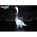 Oxford Fabric 4mH Inflatable Cartoon Characters Dinosaur With LED Light