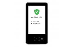 China 5 Inch LCD QR Card Scanner EU Digital Green Certificate Vaccine Pass supplier