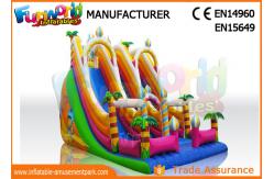 China Giant Vinyl Commercial Inflatable Slide / Double Inflatable Playground Slide supplier