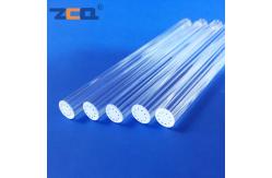 China Ten Holes Quartz Capillary Tube Circular Shape With ID 0.8mm supplier