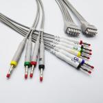TPU EKG Cables For Fukuda GE Schiller Mindray Nihon Kohden for sale