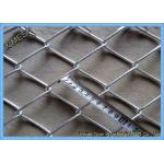 Durable Metal Security Chain Link Fence Privacy Fabric For Farm / Garden