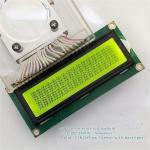 16x2 Character LCD Module Display STN Yellow / Blue 1/16 Duty 1/5 Bias PCB+PIN for sale