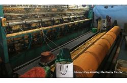 China High Speed Net Bag Machine Knotless Raschel Net Making Machine supplier